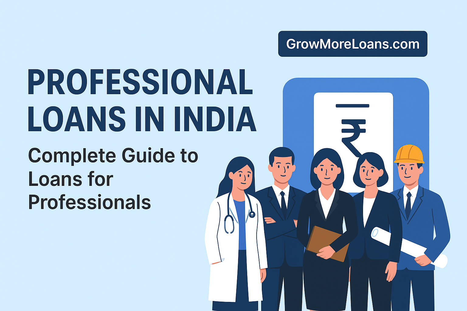 Professional Loans in India: Complete Guide to Loans for Professionals (Doctors, CA, Lawyers, Architects & More)