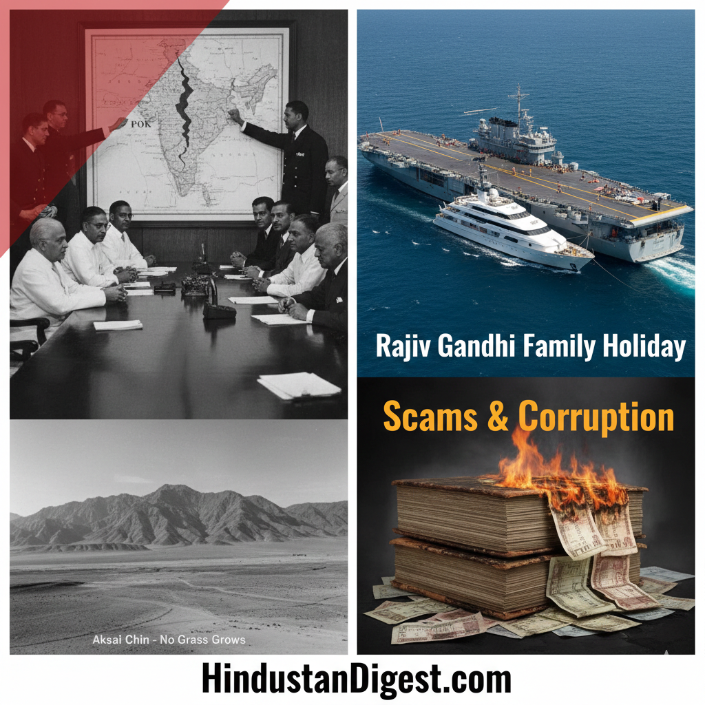 Exposing the ‘Bharat Mata’ Rhetoric: 12 Historical Betrayals by the Congress Dynasty That Defined India's Losses.