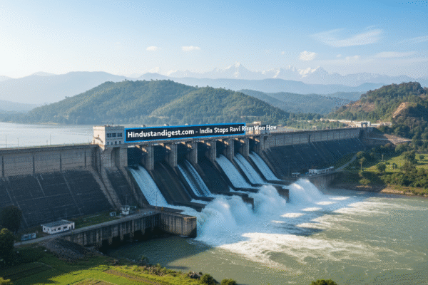 India Halts Water Flow of Ravi River to Pakistan: Understanding the Shahpur Kandi Project.