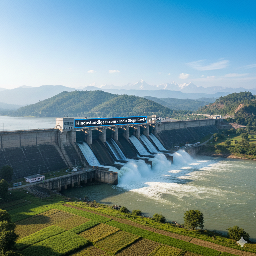 India Halts Water Flow of Ravi River to Pakistan: Understanding the Shahpur Kandi Project.