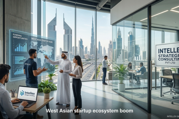 The West Asian Gold Rush: Mapping the 2026 Startup Boom, High-Growth Sectors, and Elite Investor Landscape.