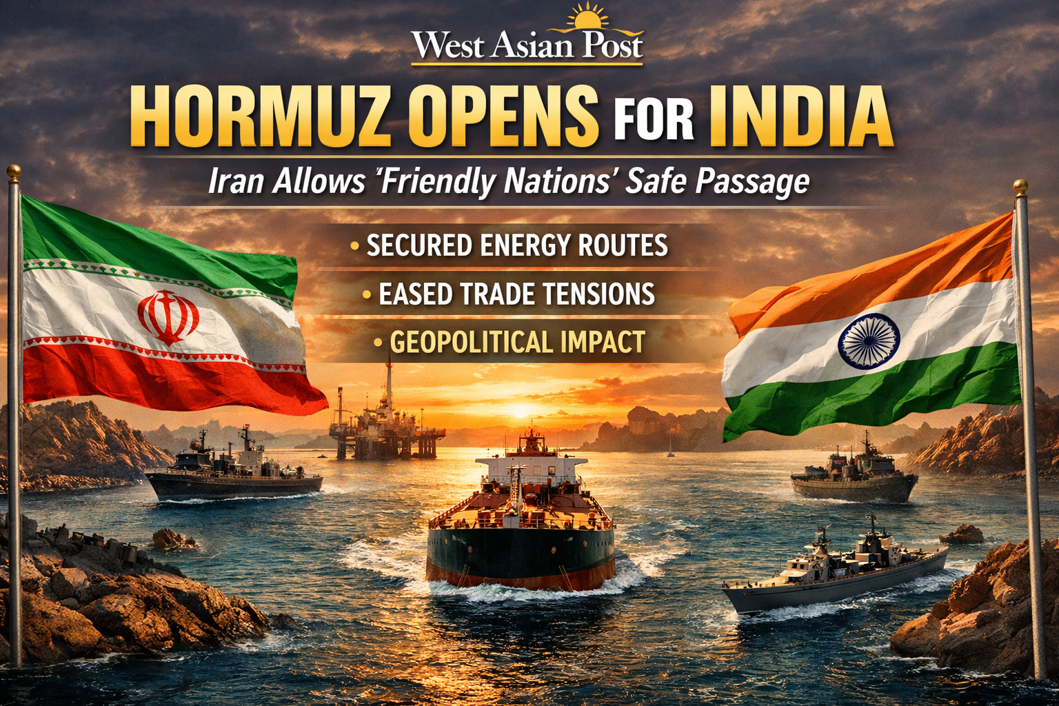Hormuz Opens for India: Iran Signals Safe Passage for Friendly Nations Amid Strategic Tensions.
