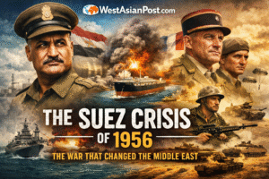 Suez Crisis 1956: The War That Reshaped the Middle East and Marked the End of European Empire.