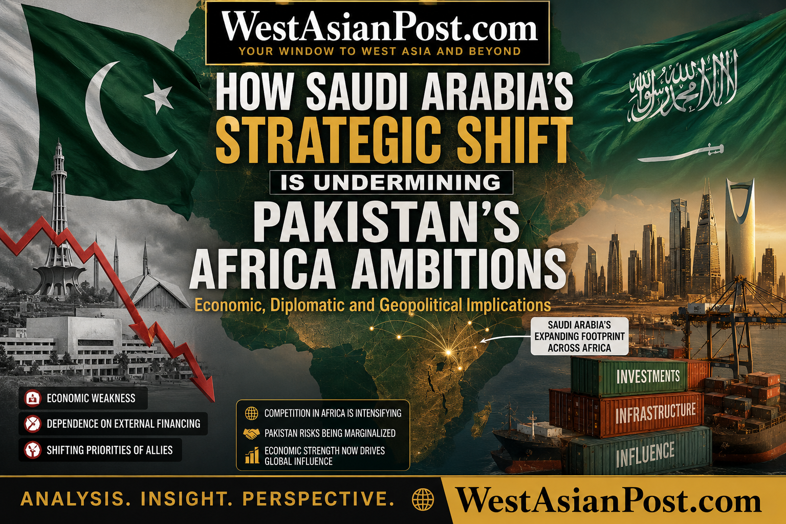 How Saudi Arabia’s Strategic Shift Is Undermining Pakistan’s Africa Ambitions: Economic, Diplomatic and Geopolitical Implications.