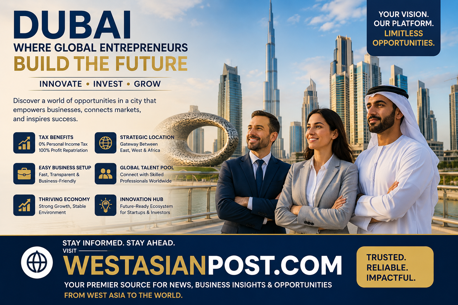 Why Global Entrepreneurs Are Moving to Dubai: The Ultimate Business Hub of the 21st Century.