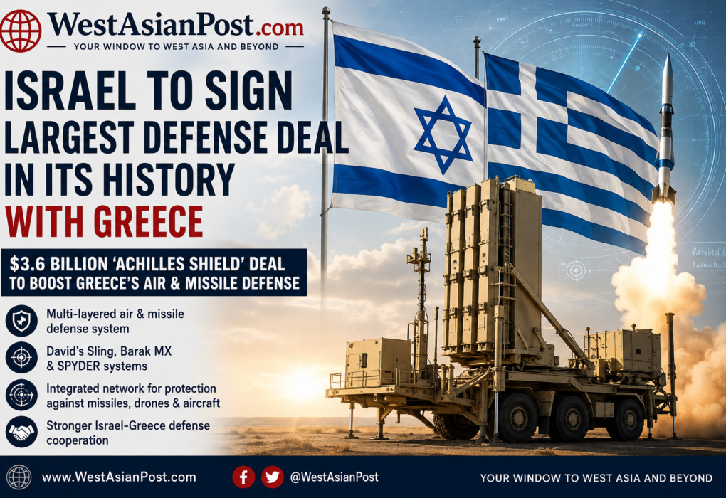Israel-Greece $3.6 Billion Defense Deal: How ‘Achilles Shield’ Could Transform Greece’s Air and Missile Defense.