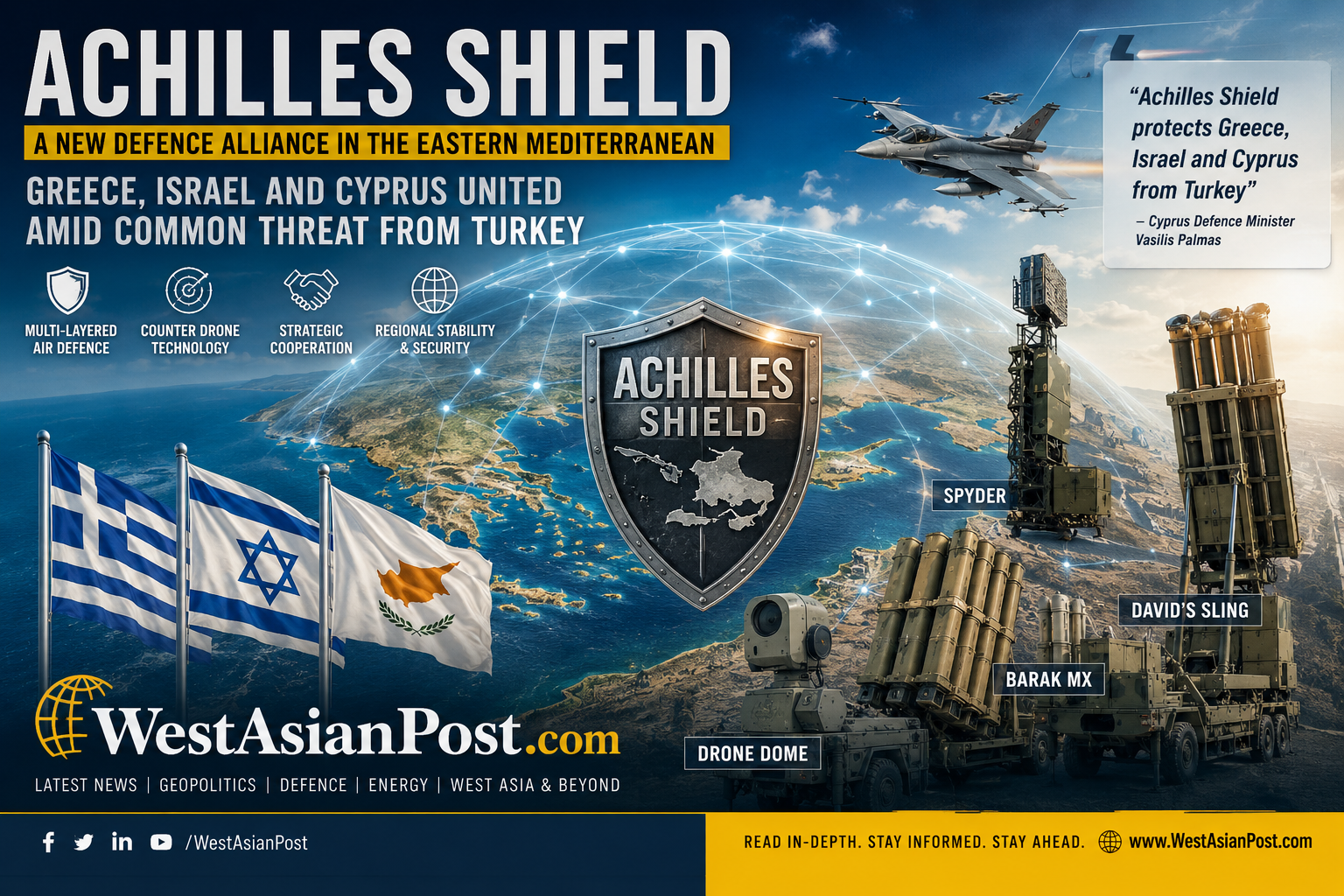 ‘Achilles Shield’ Could Reshape Eastern Mediterranean Security as Cyprus & Israel Warns of Common Threat from Turkey.